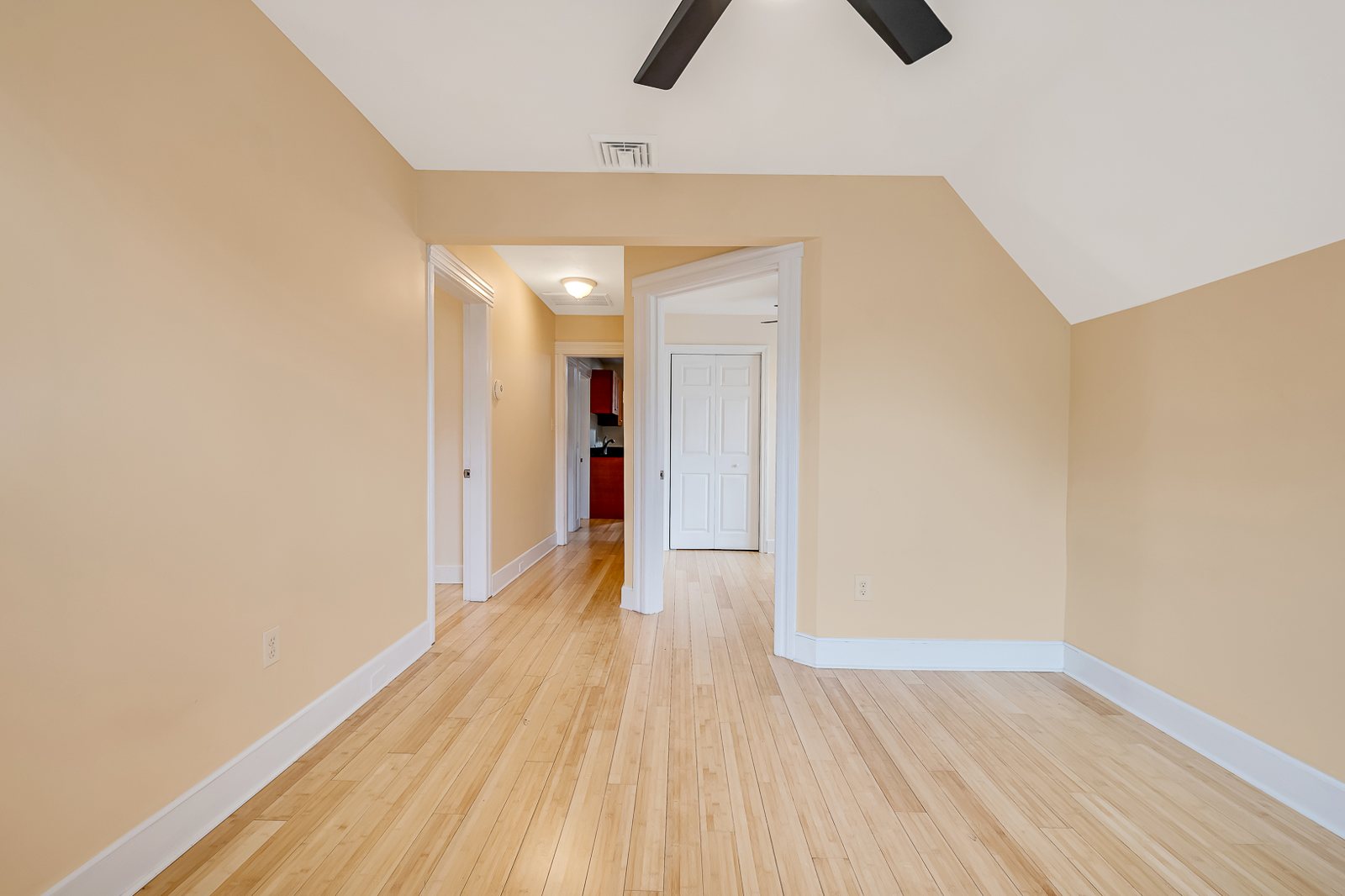 54 Sever St — open living space with gleaming floors